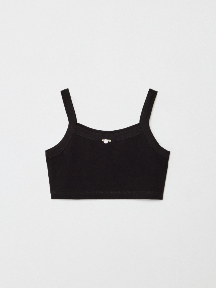 укороченный топ с декором для девочек 4610517091901 фотография