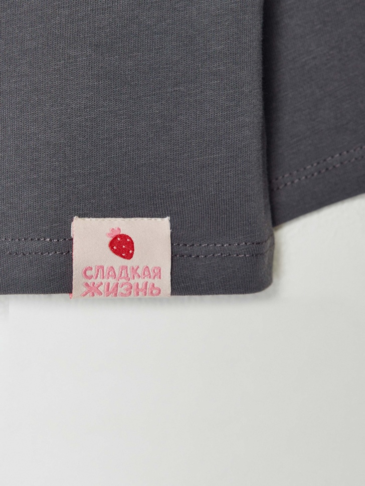 лонгслив для девочек с принтом  x смешарики по цене 999 руб вид справа