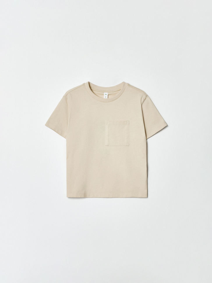базовая футболка с карманом детская по цене 499 руб вид справа