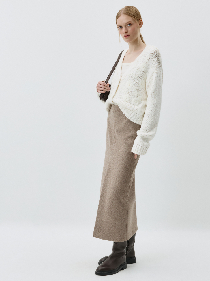 

Юбка-карандаш с разрезом