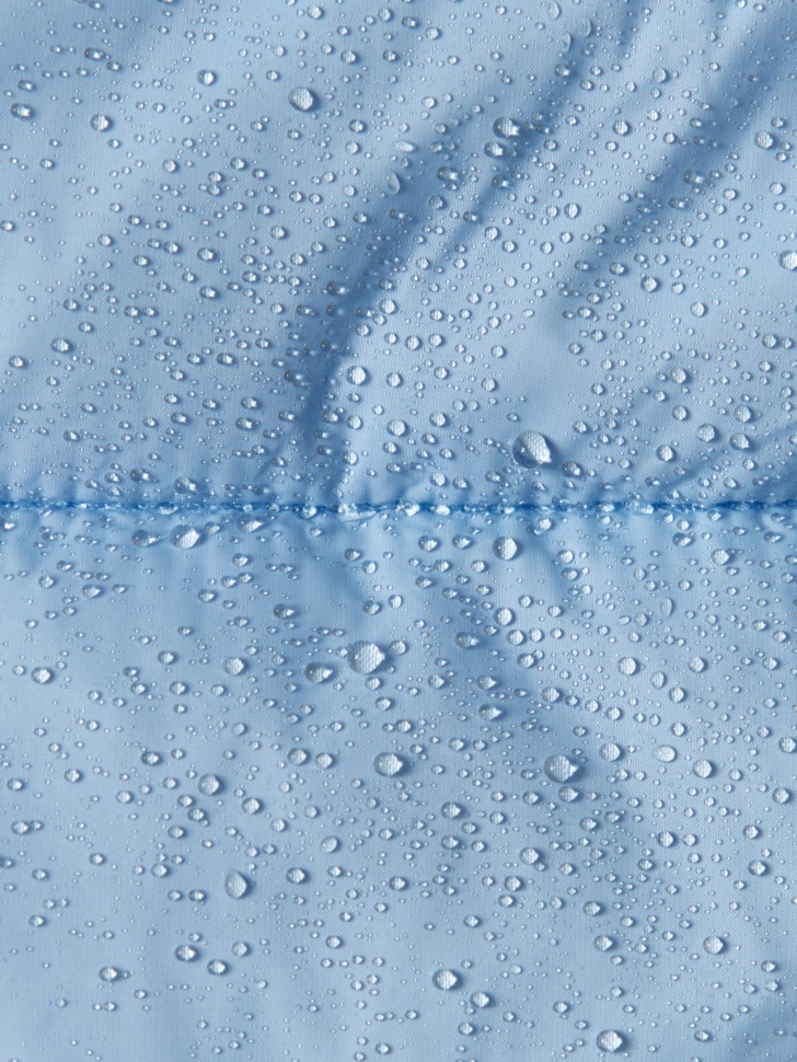 базовый стеганый жилет для девочек из синтепона спереди