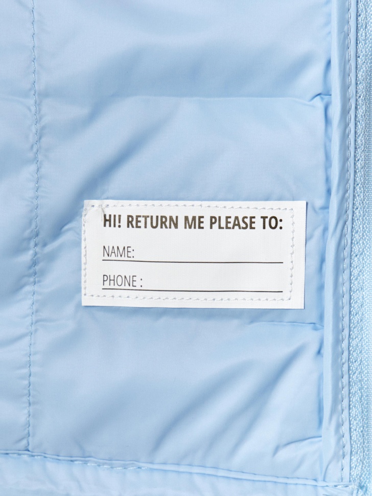 базовый стеганый жилет для девочек универсального стиля с лицевой стороны