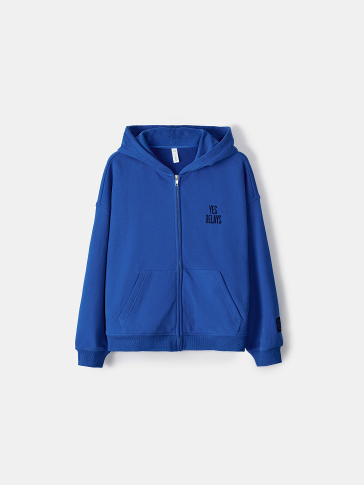 Толстовка оверсайз Sela, синий, арт. 54653