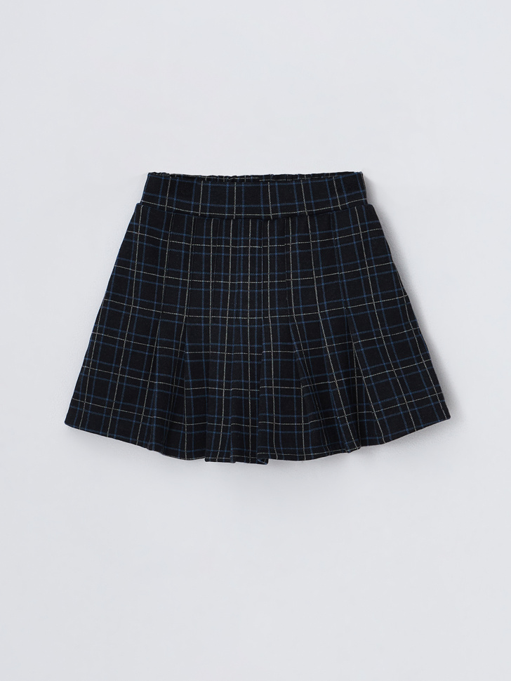 юбка-шорты для девочек (черный, 158) sela 4680168274268 - фото 3