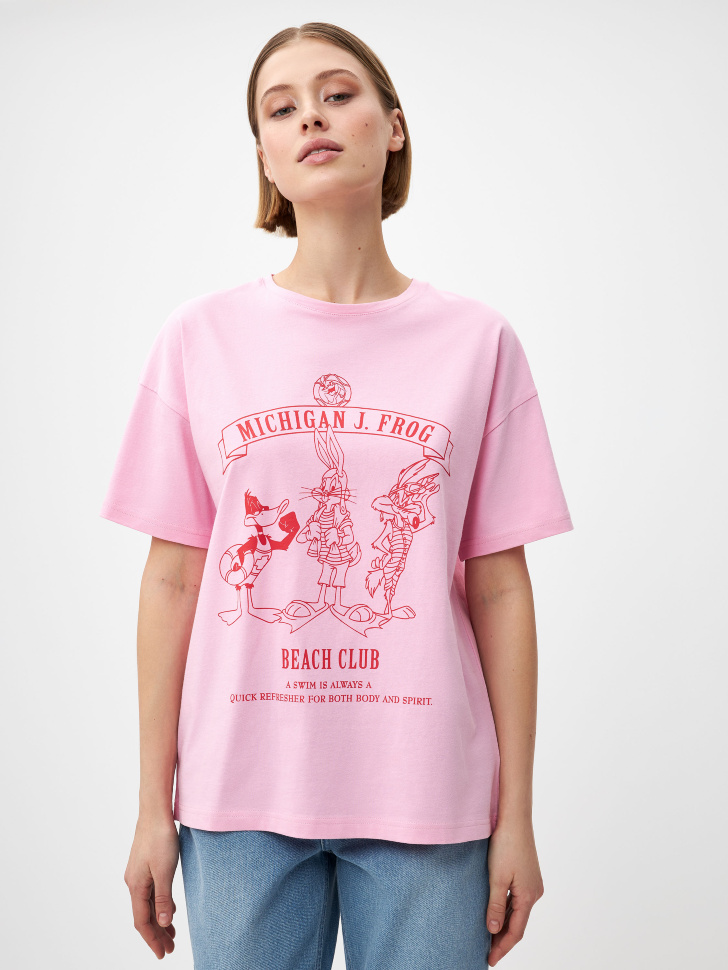 

Футболка DIANA OVERSIZE FIT с принтом Looney Tunes