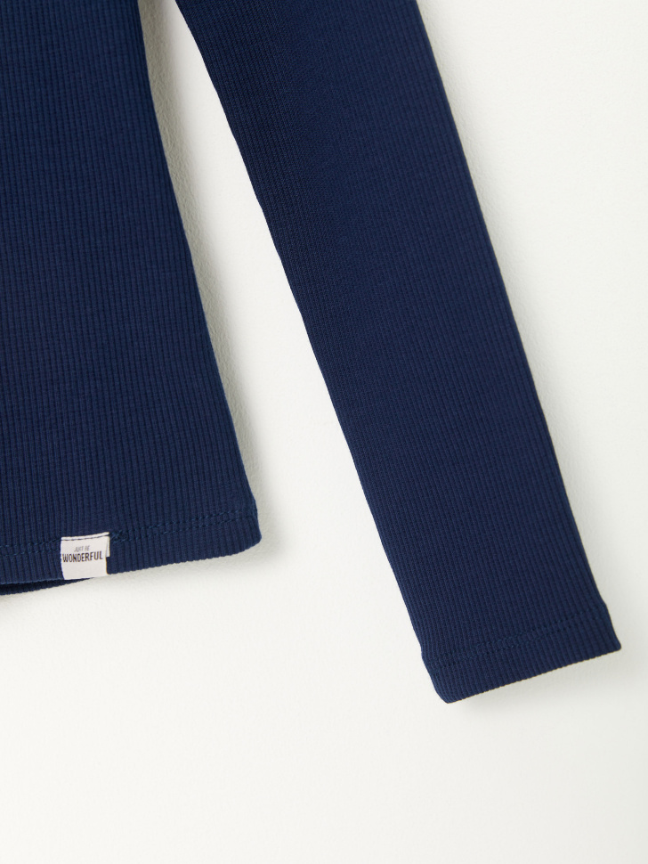 

Трикотажная водолазка для девочек, Синий