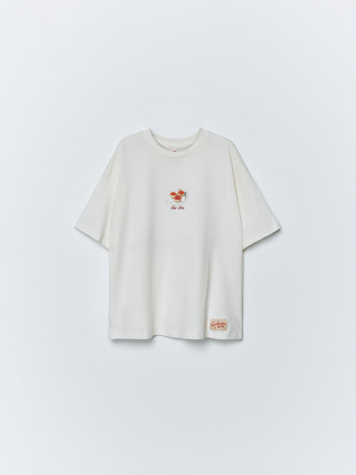 футболка оверсайз для девочек из коллекции  x мосфильм 4680798752921 в интернет магазине