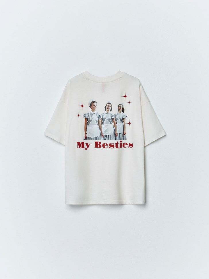 футболка оверсайз для девочек из коллекции  x мосфильм 4680798752921 с промокодом