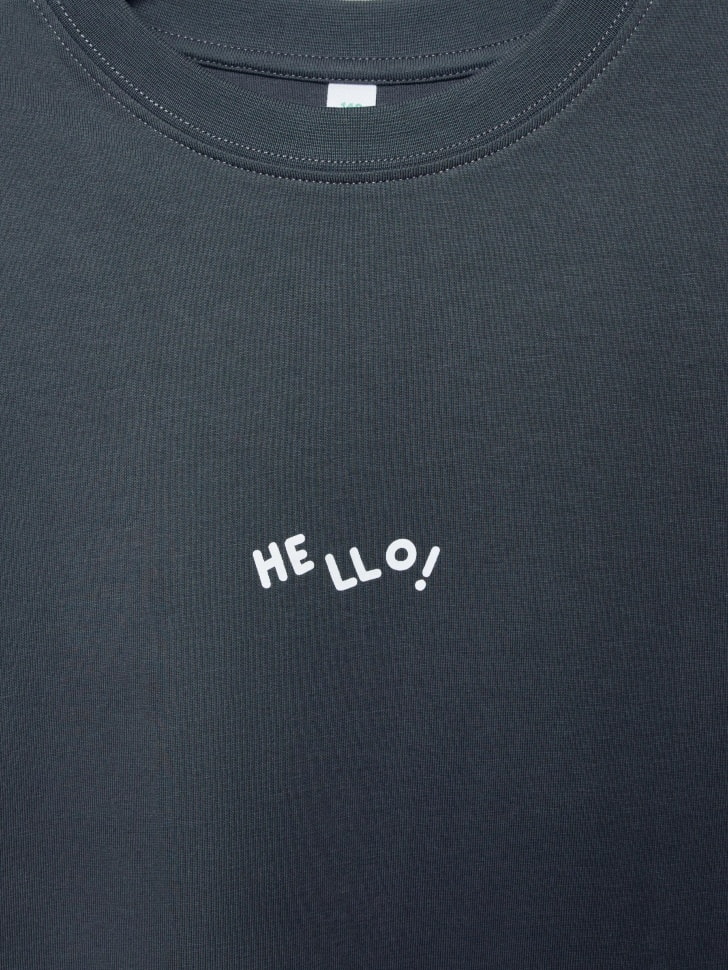 лонгслив оверсайз с новогодним принтом для мальчиков 4680798781150 со скидкой