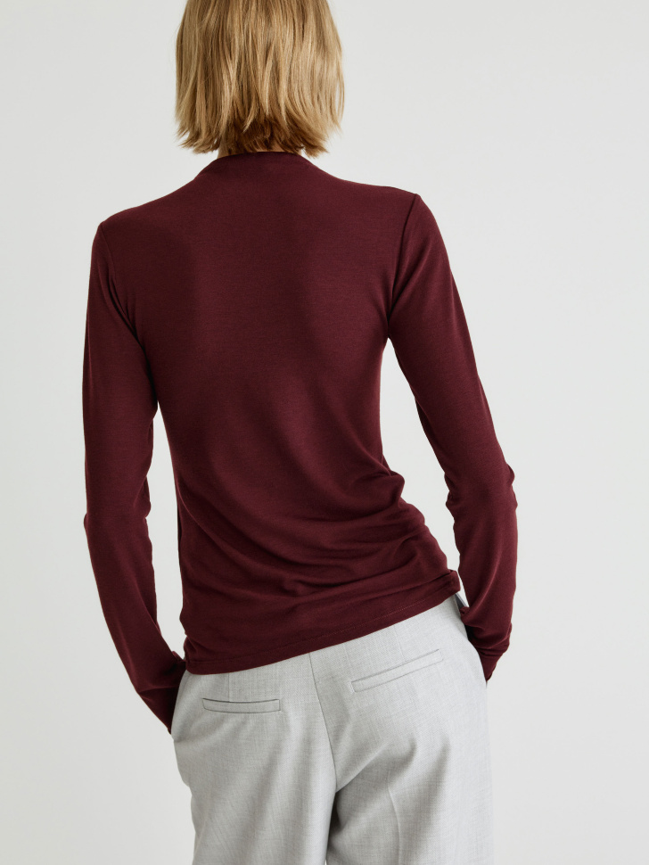 лонгслив с содержанием шелка и шерсти 4610517273000 с промокодом