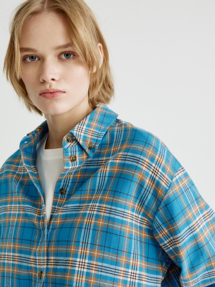 рубашка оверсайз из хлопка 4680798596907 с промокодом