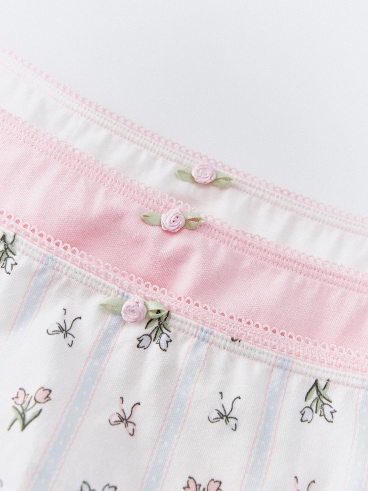 набор из 3 трусов-слипов для девочек 4610517118493 по акции