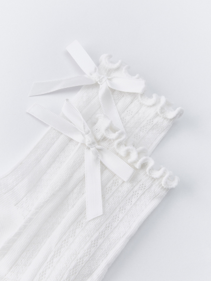 носки с бантиками для девочек 4680704997866 по акции