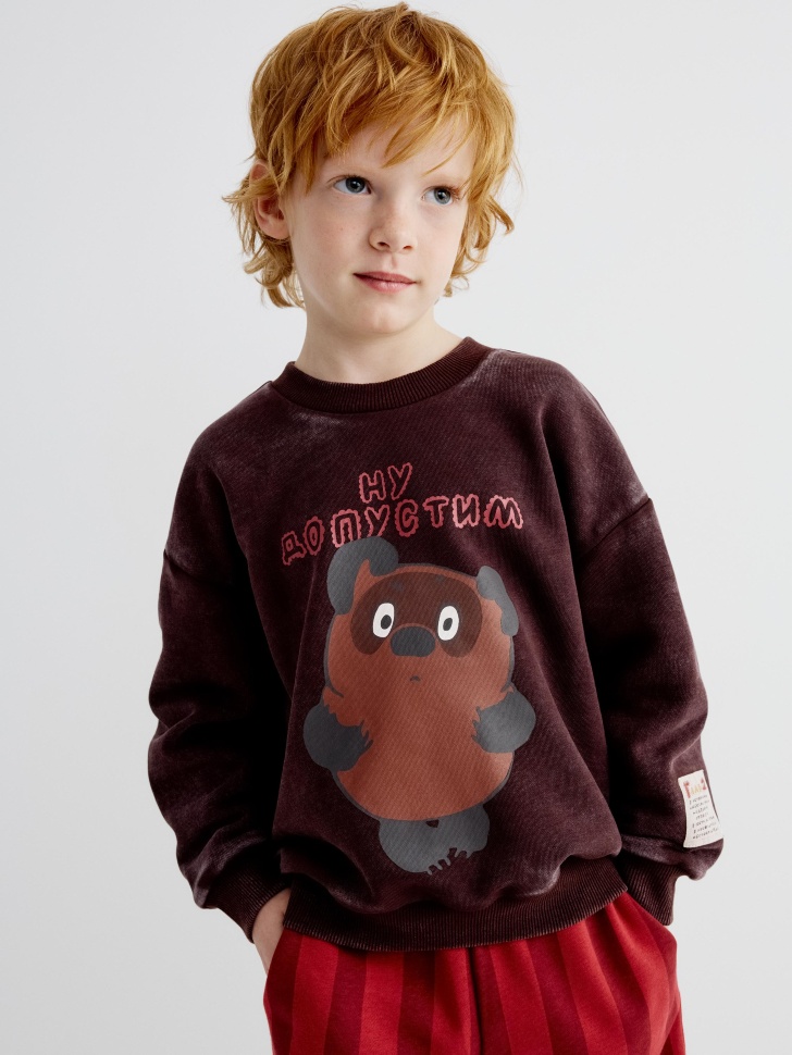 

Свитшот для мальчиков с принтом SELA x Союзмультфильм, SL6801060404