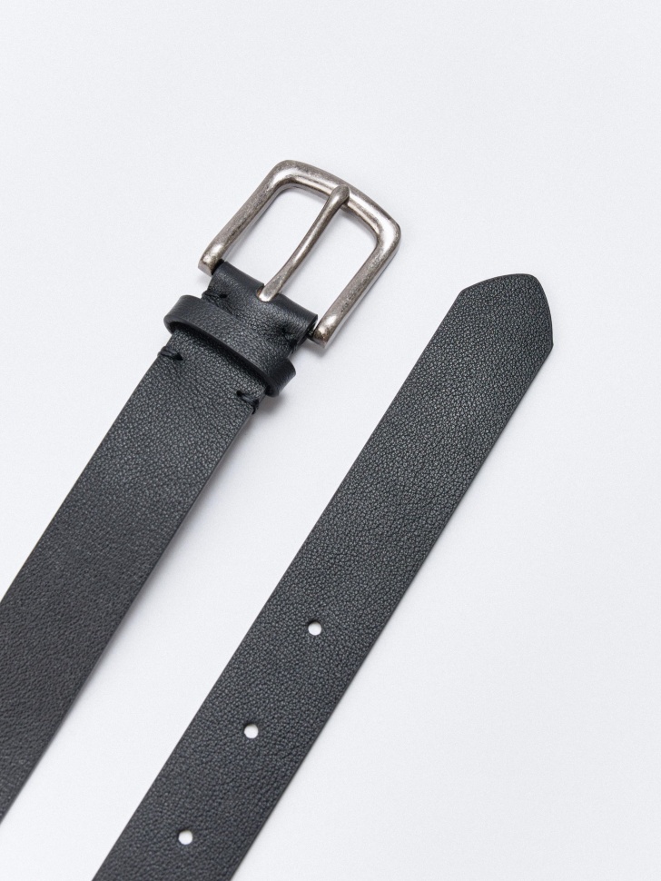 ремень из натуральной кожи от бренда sela вид слева