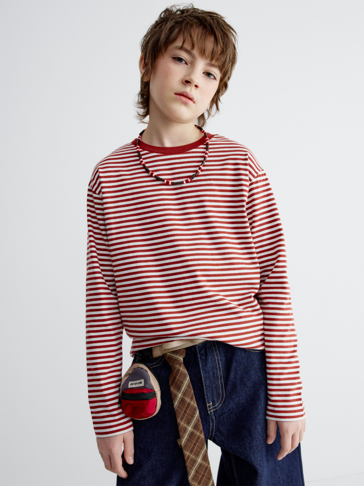 Лонгслив Sela в полоску детский, арт. 35777