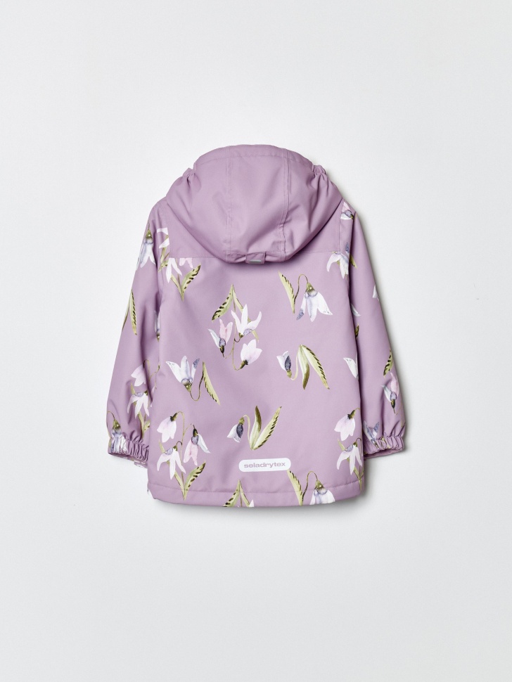куртка из технологичной мембранной ткани drytex® для девочек от бренда sela вид слева