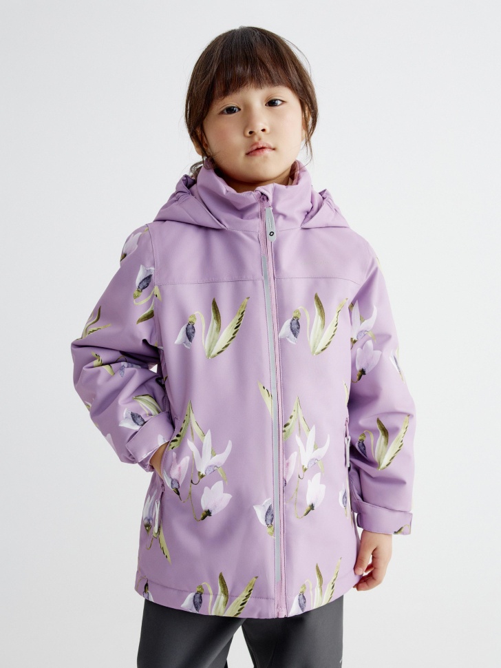 Куртка SELA для девочек из мембранной ткани Seladrytex, арт. 36621