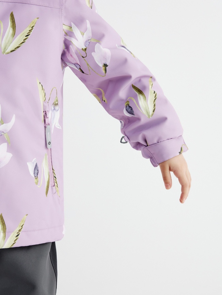 куртка из технологичной мембранной ткани drytex® для девочек из россии вид сбоку