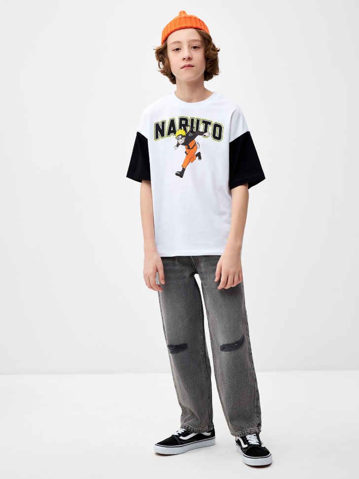 

Рваные джинсы Wide leg для мальчиков