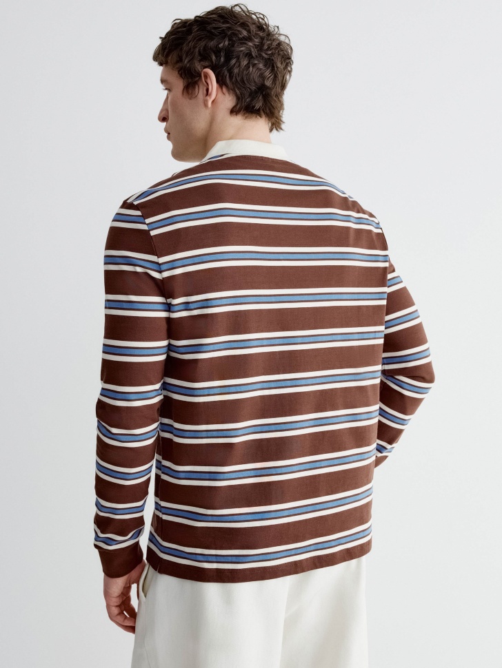 джемпер-поло в полоску по цене 1999 руб вид справа