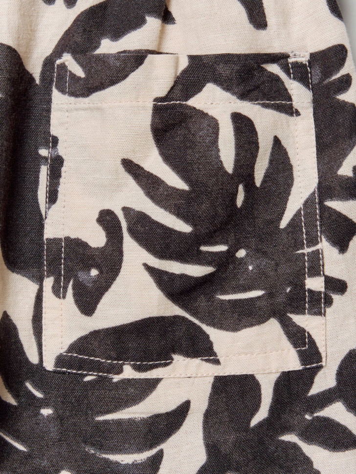 шорты с содержанием льна для мальчиков по цене 1499 руб вид справа