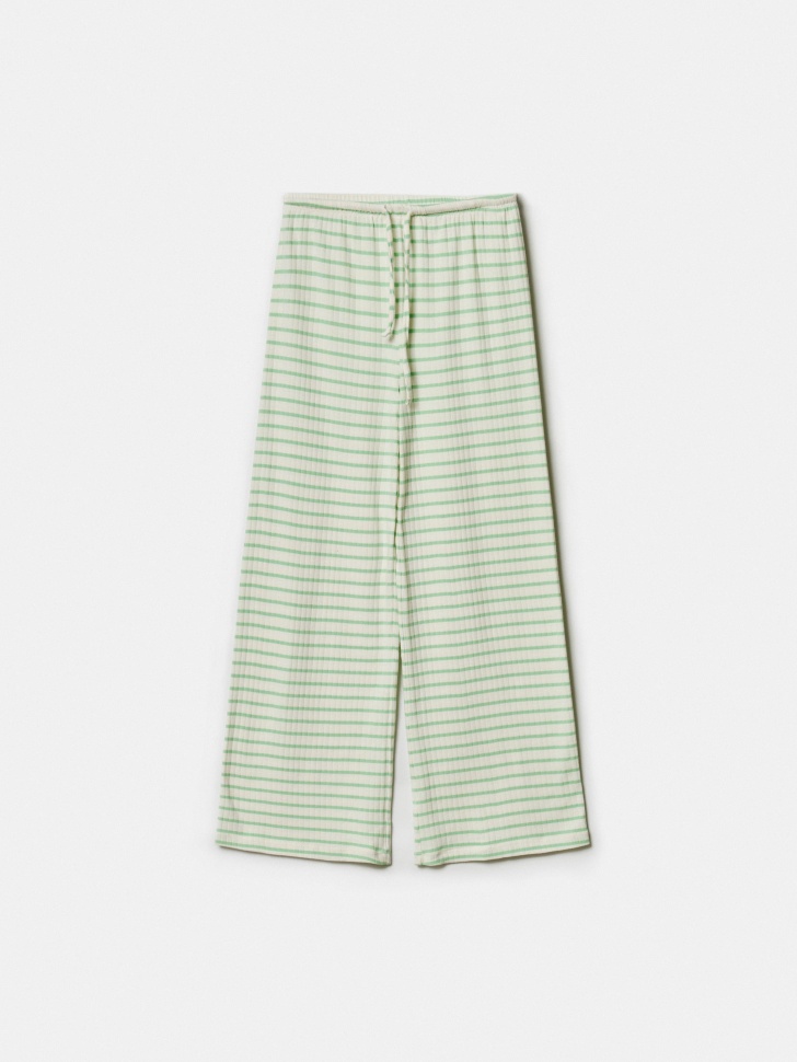 Брюки SELA для девочек в рубчик, разноцветный, арт. 51427