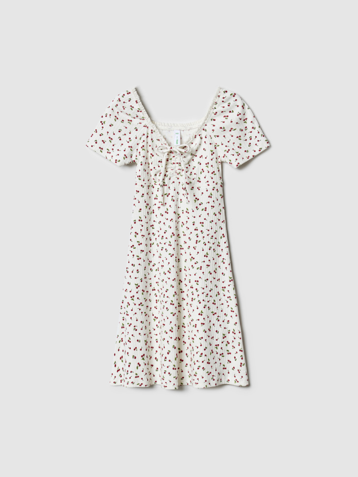 платье с цветочным принтом для девочек по цене 2299 руб вид справа