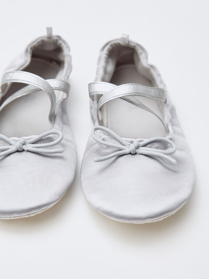 домашние тапочки-балетки для девочек 4610517214140 со скидкой