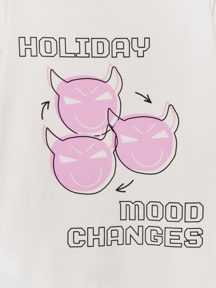 лонгслив оверсайз с новогодним принтом для мальчиков 4680798781075 по низкой цене