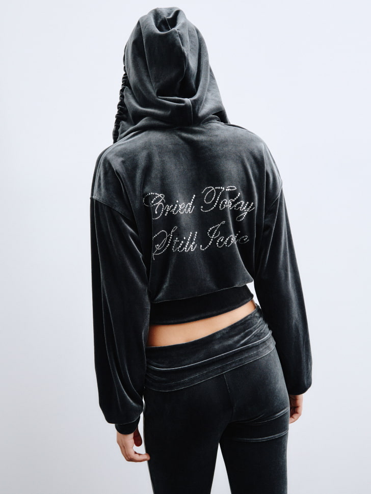 

Велюровая толстовка на молнии из линейки SELA Young, SL5812210401