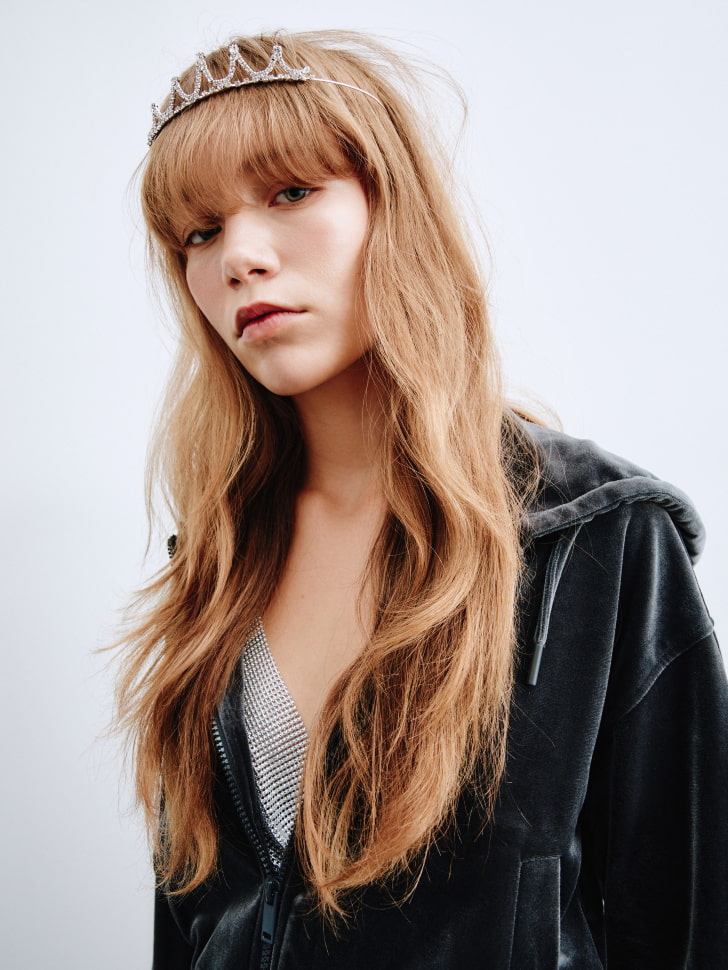 велюровая толстовка на молнии из линейки sela young 4610517303325 с промокодом