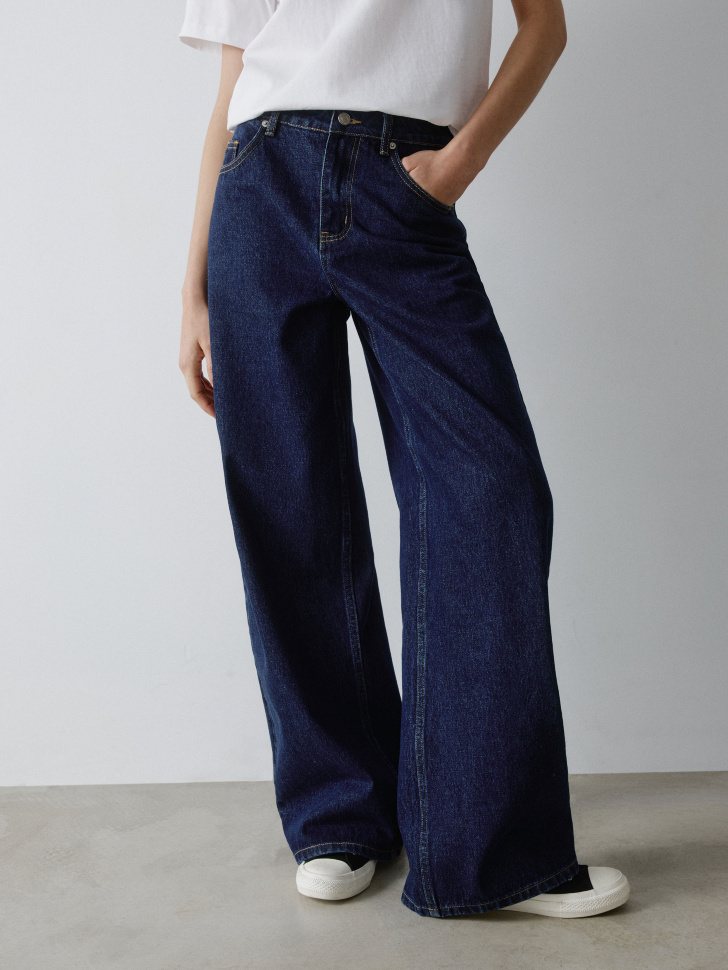 джинсы boyfriend от бренда sela вид слева