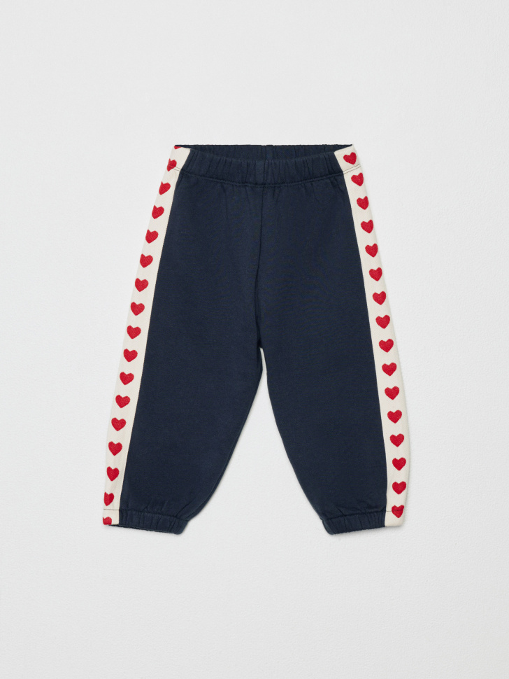 утепленные джоггеры с лампасами для малышей 4680798766805 фотография