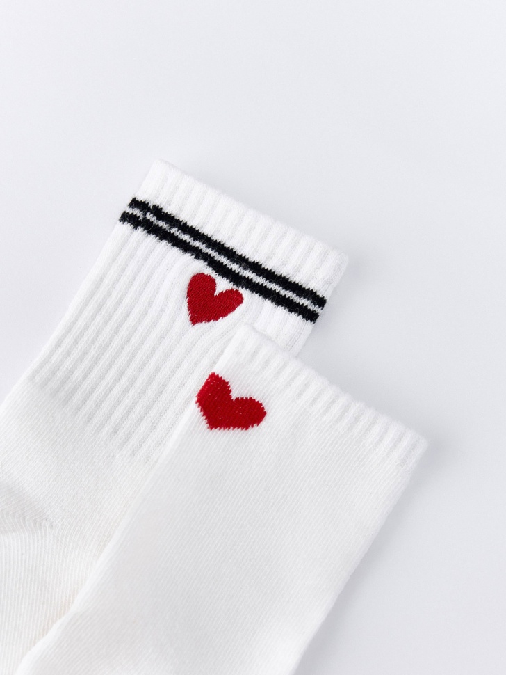 набор из 2 пар носков для девочек от бренда sela вид слева