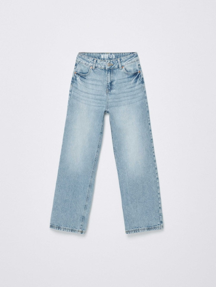 

Широкие джинсы Wide leg для девочек