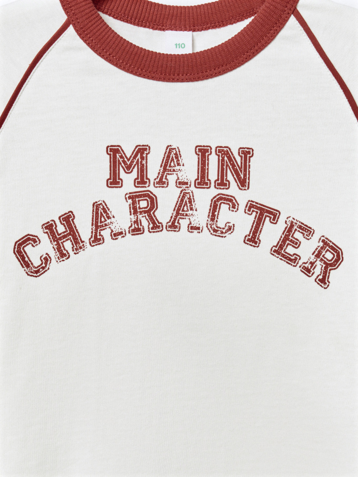 футболка оверсайз с принтом для мальчиков из россии вид сбоку