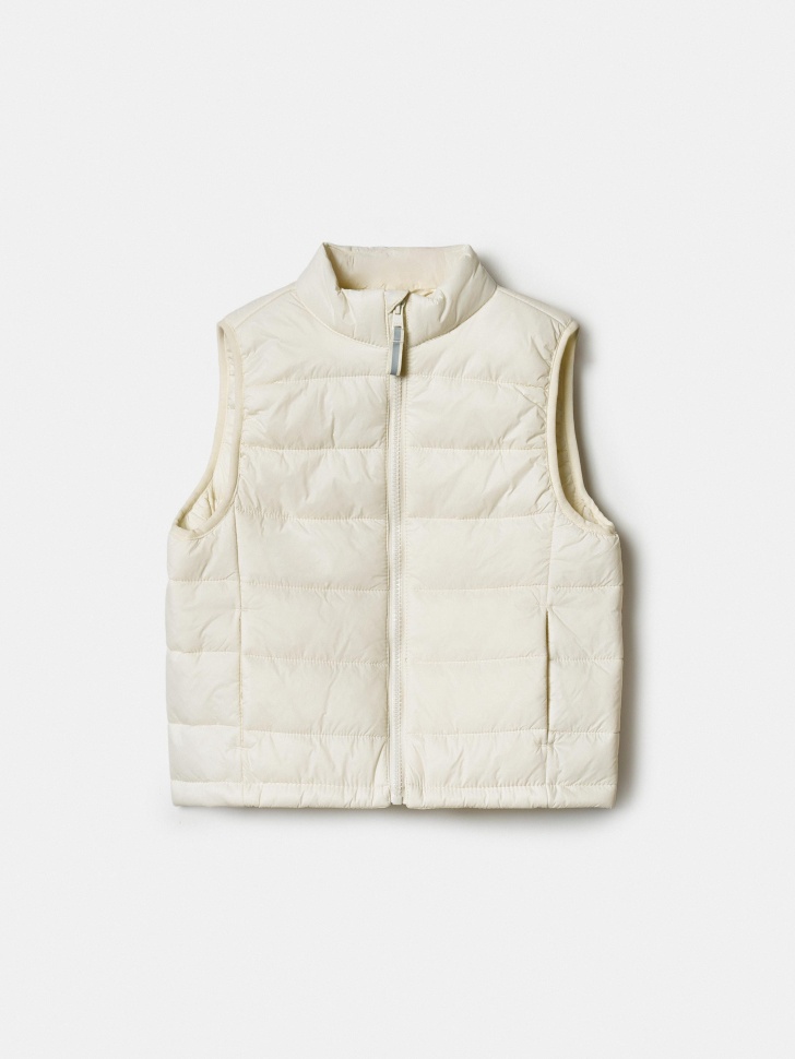 Базовый стеганый жилет SELA для девочек, бежевый, арт. 41656