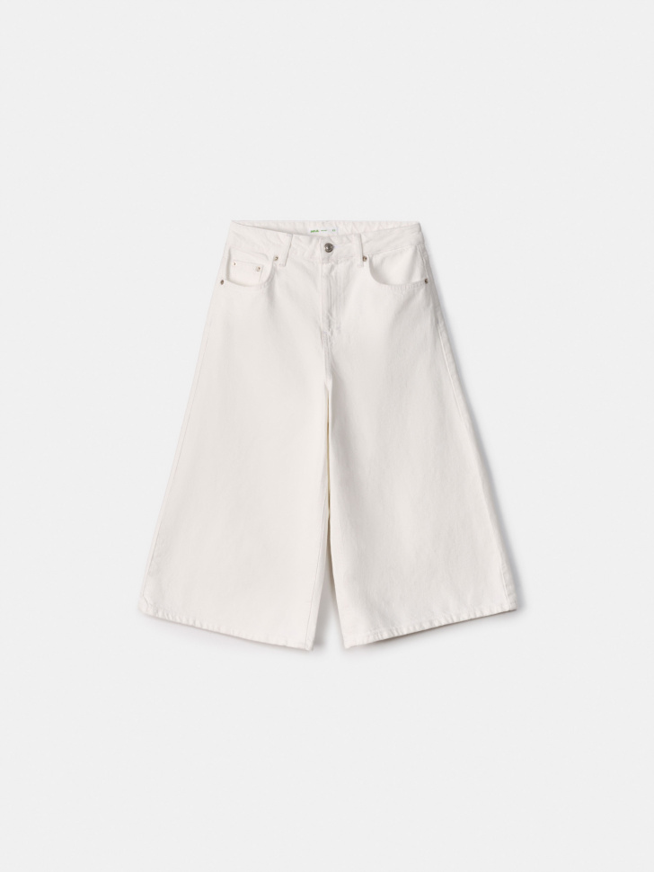 Джинсовые шорты-бермуды Sela, бежевый, арт. 55038