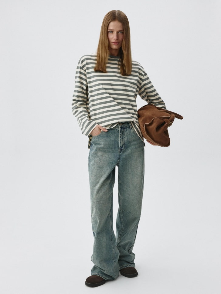 Лонгслив ANNA OVERSIZE FIT. Фото №2