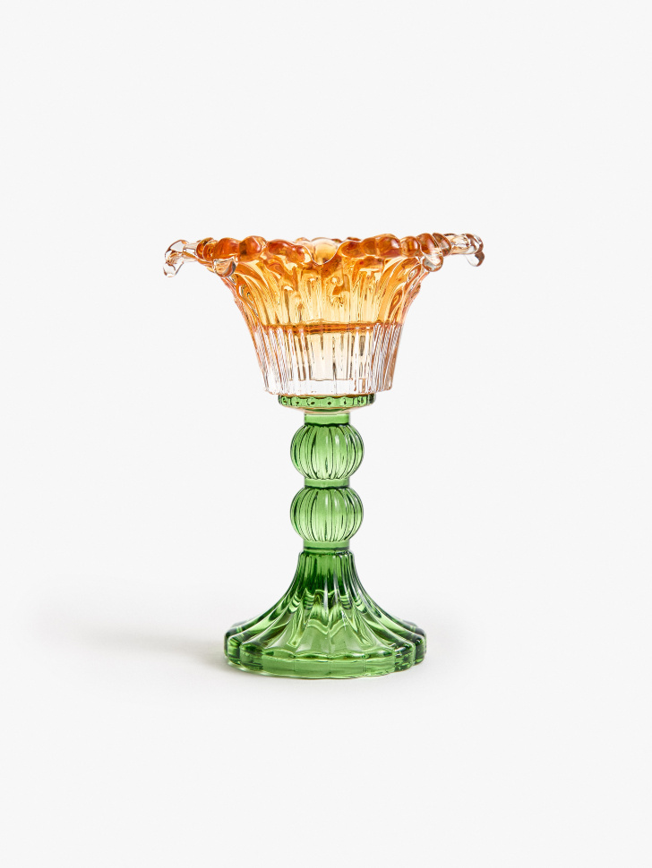 фигурный подсвечник из стекла 4640611127565 фотография