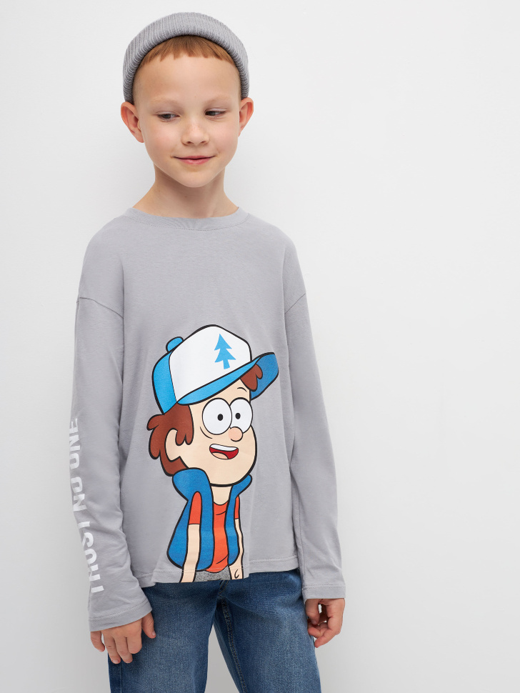 

Лонгслив с принтом Disney Gravity Falls для мальчиков