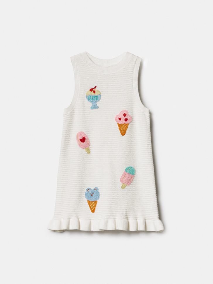 Платье для девочек SELA, белый, арт. 45461