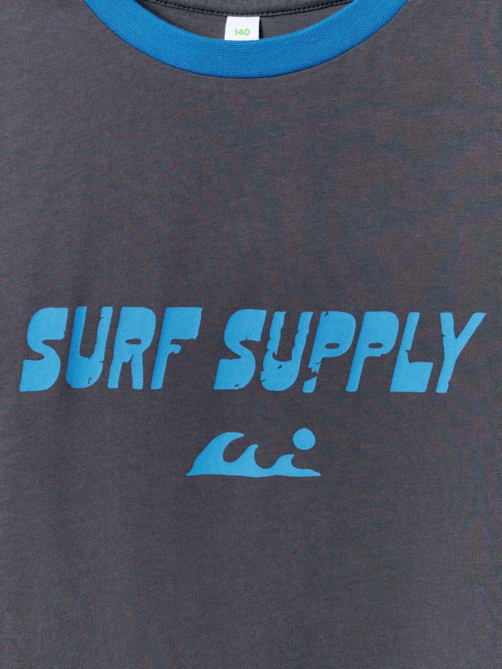 футболка оверсайз с принтом для мальчиков из россии вид сбоку