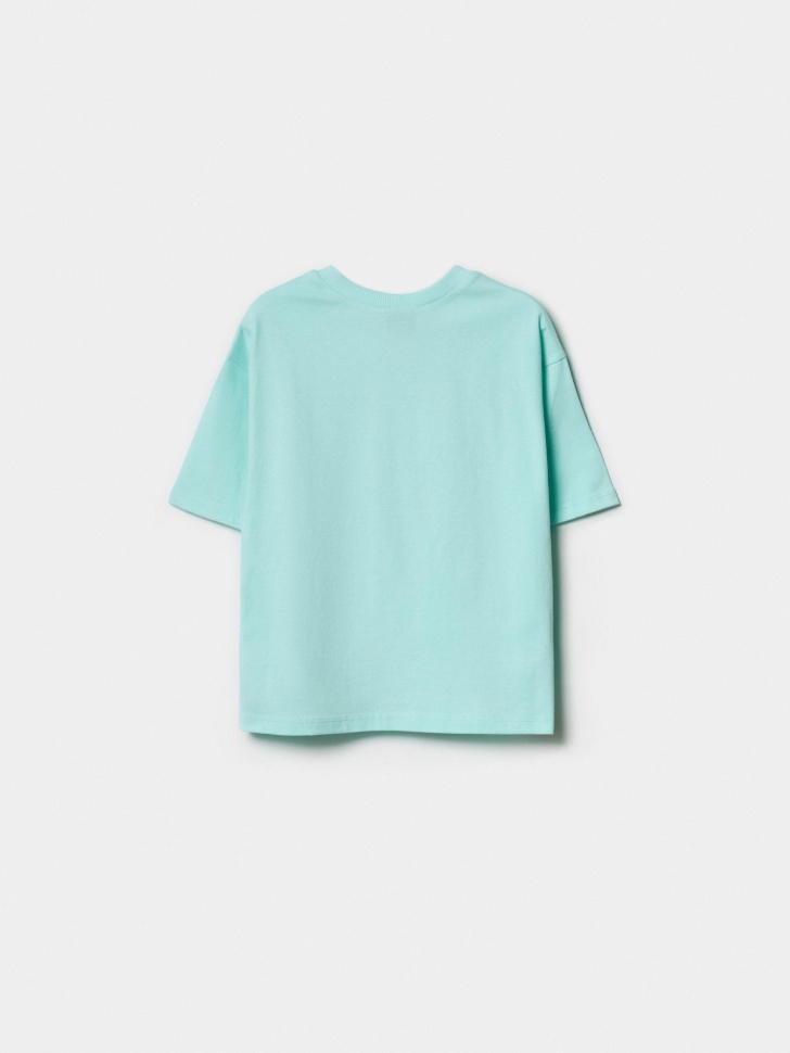 футболка оверсайз с принтом  x союзмультфильм детская из россии вид сбоку