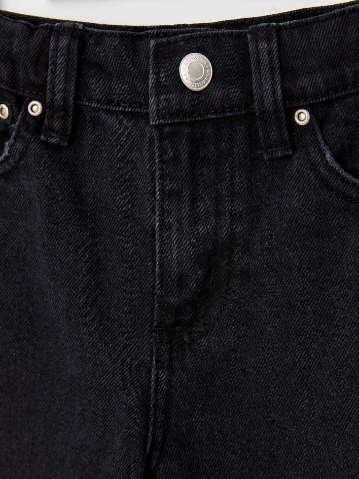 Широкие джинсы для девочек (черный, 110/ 5-6 YEARS) от Sela
