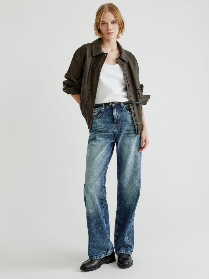 джинсы wide leg 4610517559616 фотография