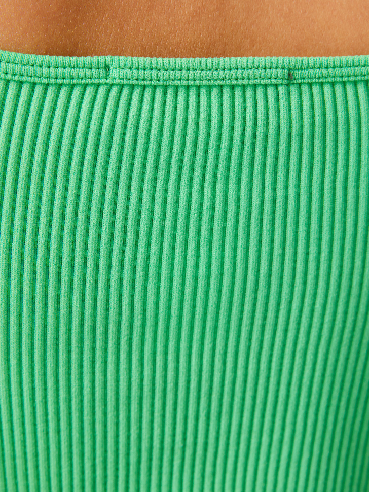 Трикотажный укороченный топ (зеленый, M/L) от Sela