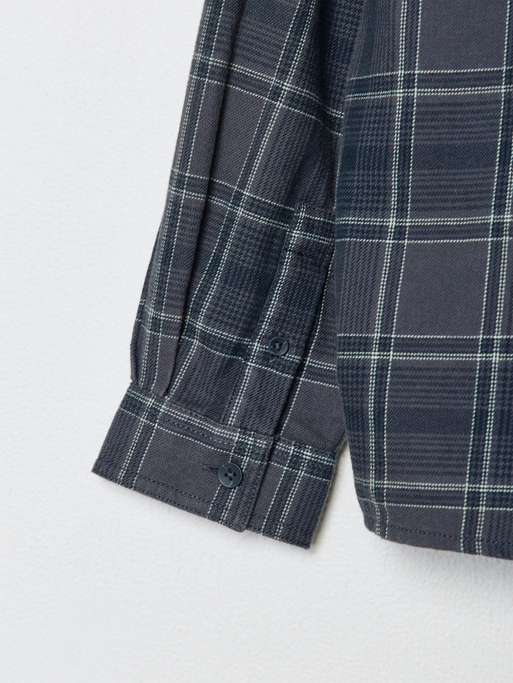 рубашка в клетку оверсайз для мальчиков 4610517097262 с промокодом