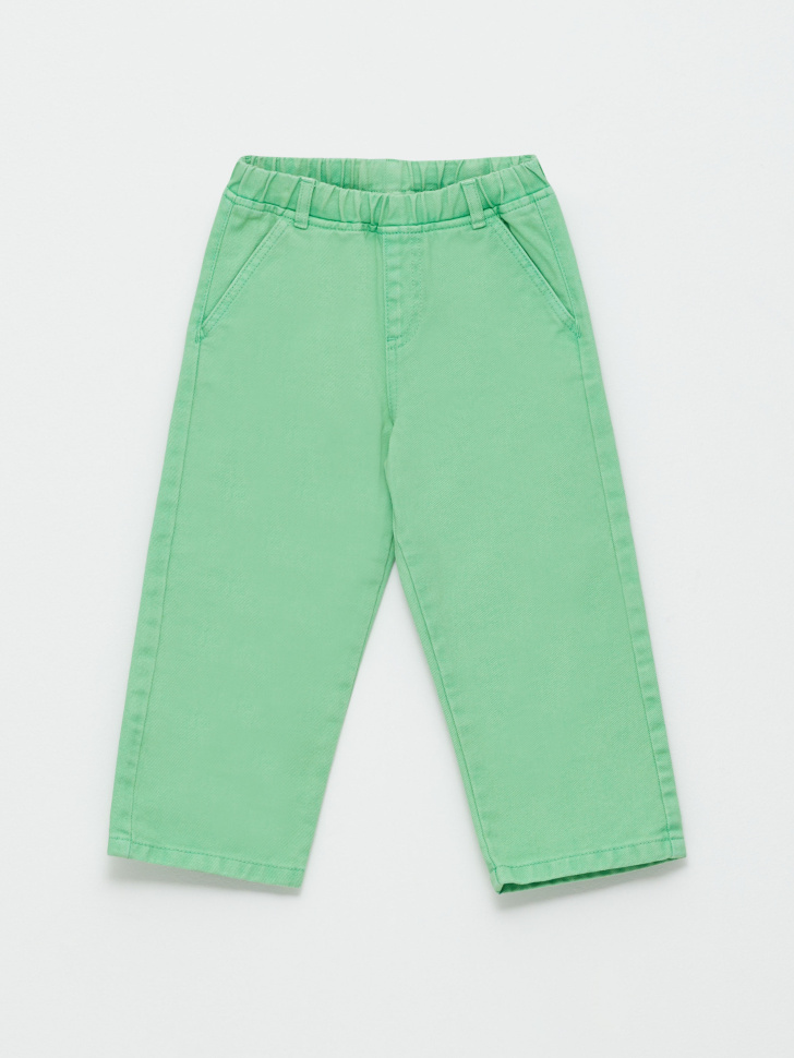 

Широкие джинсы на резинке для мальчиков, Зеленый